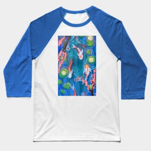 Koi pond Baseball T-Shirt